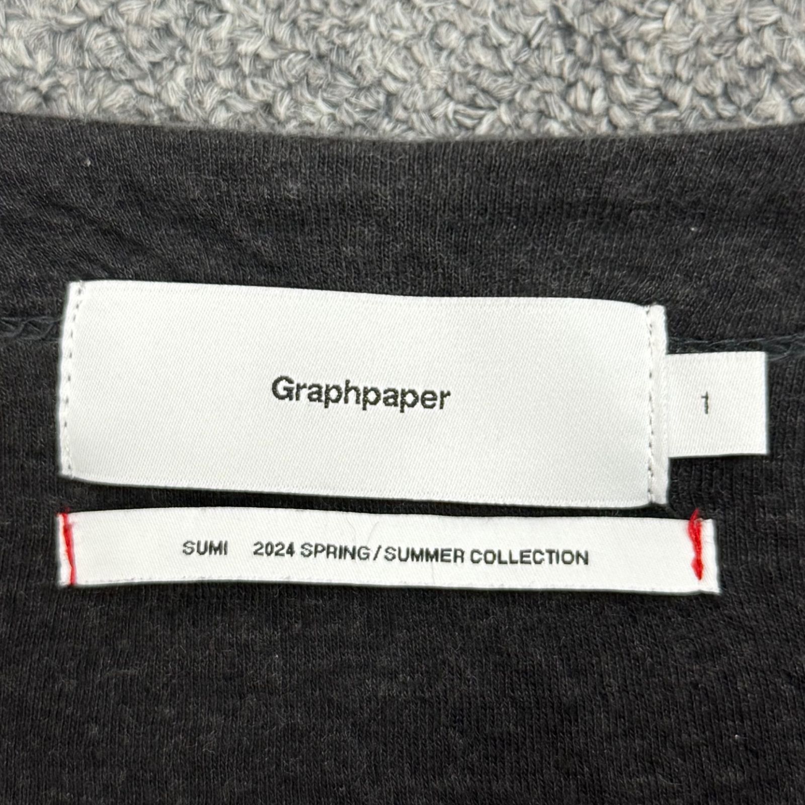 Graphpaper 24SS Double Face Jersey L/S Crew Neck ダブルフェイス 