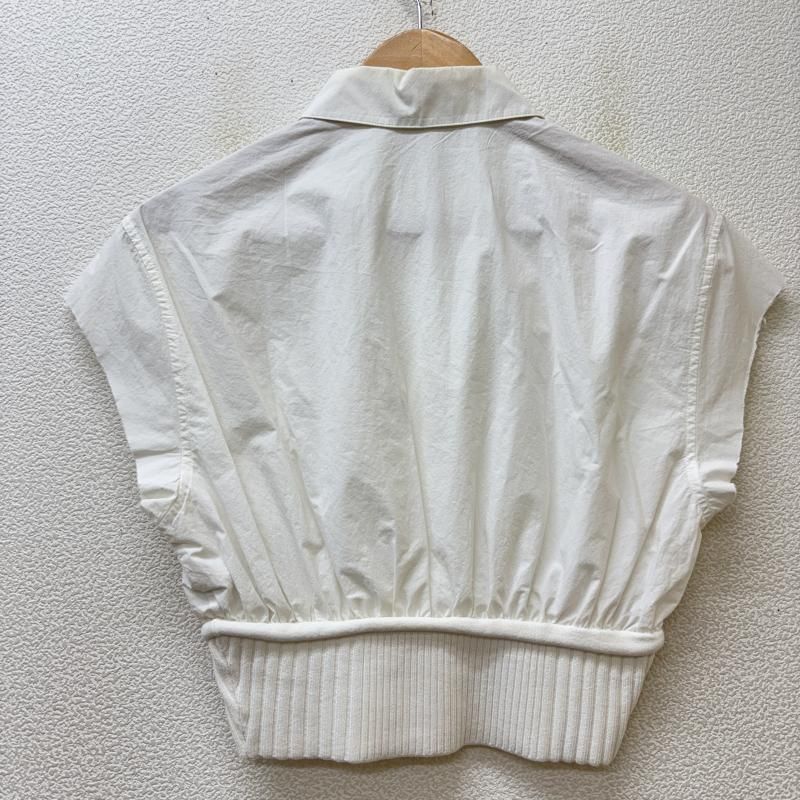 ティーバイ アレキサンダーワン 81-158-10-011280 半袖 カットオフ プルオーバー シャツ 白 ホワイト 2 10140105 10140105 T BY ALEXANDER WANG ティーバイ アレキサンダーワン シャツ
