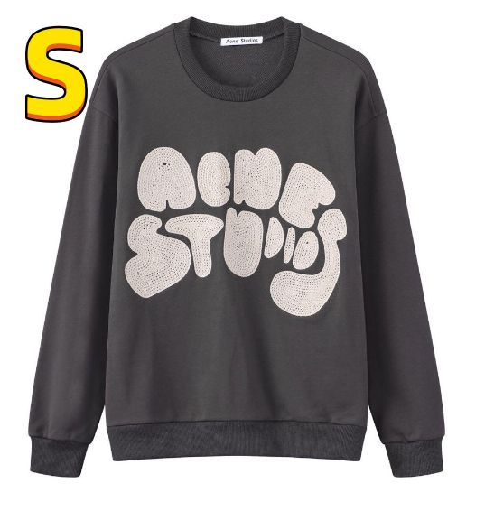 Acne Studios バブルロゴ クルーネック スウェット S