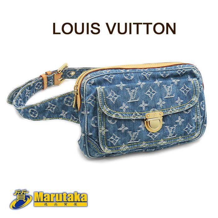 ルイヴィトン モノグラム デニム バムバッグ M95347 SR2057 ウエストバッグ ウエストポーチ LOUIS VUITTON 23r360-1 Monogram Denim Body Bag BELT BAG