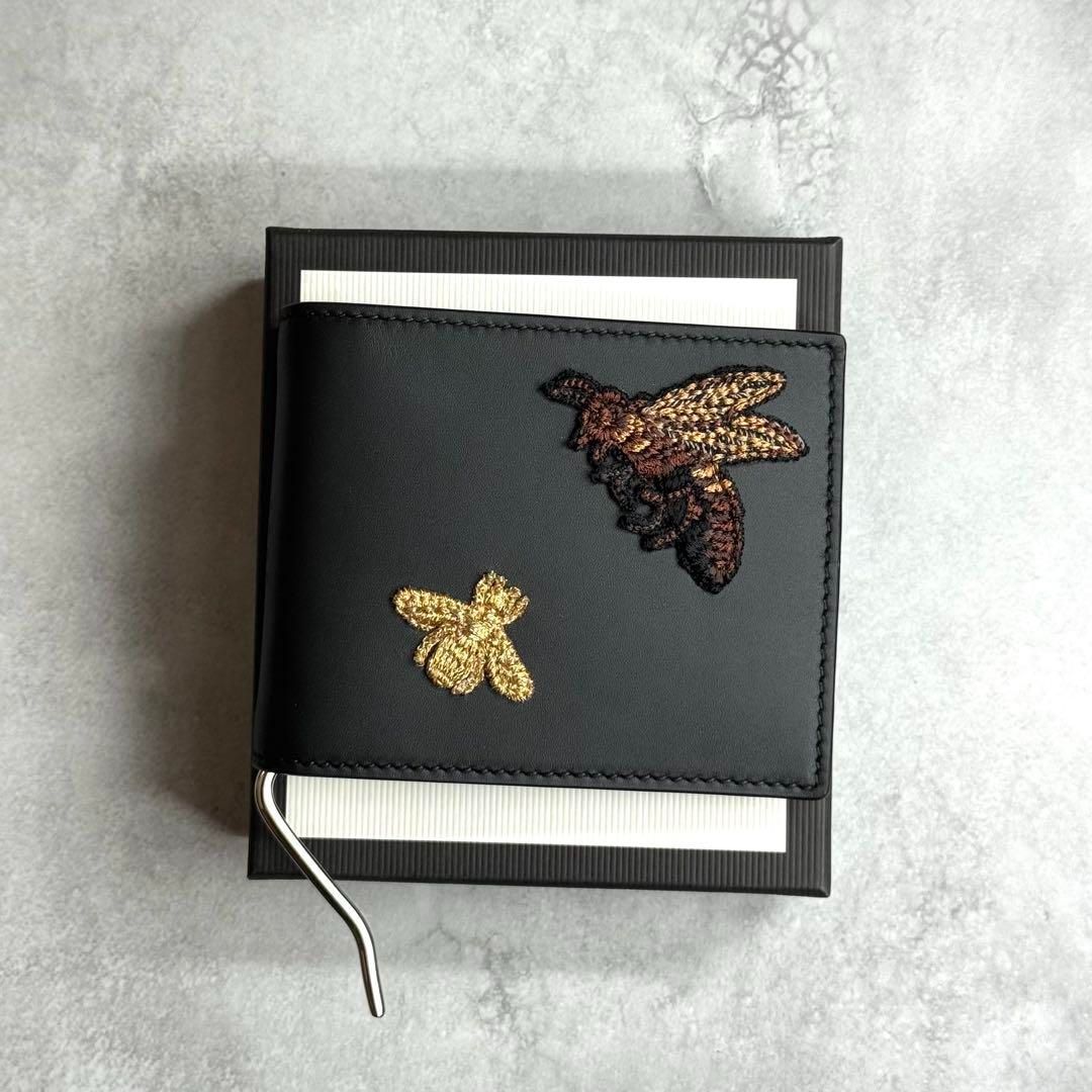 希少/新品】 GUCCI グッチ / ビーアップリケマネークリップ ビル