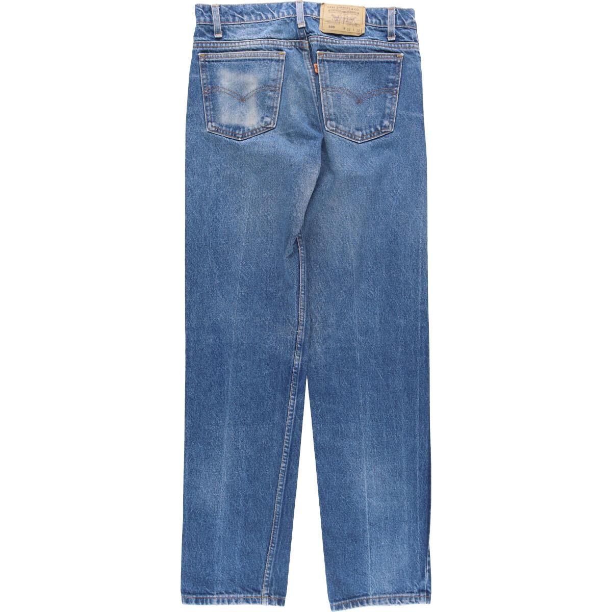 82cm股上90年代 リーバイス Levi's 505 オレンジタブ テーパードジーンズ デニムパンツ USA製 メンズw32 ヴィンテージ /eaa276956