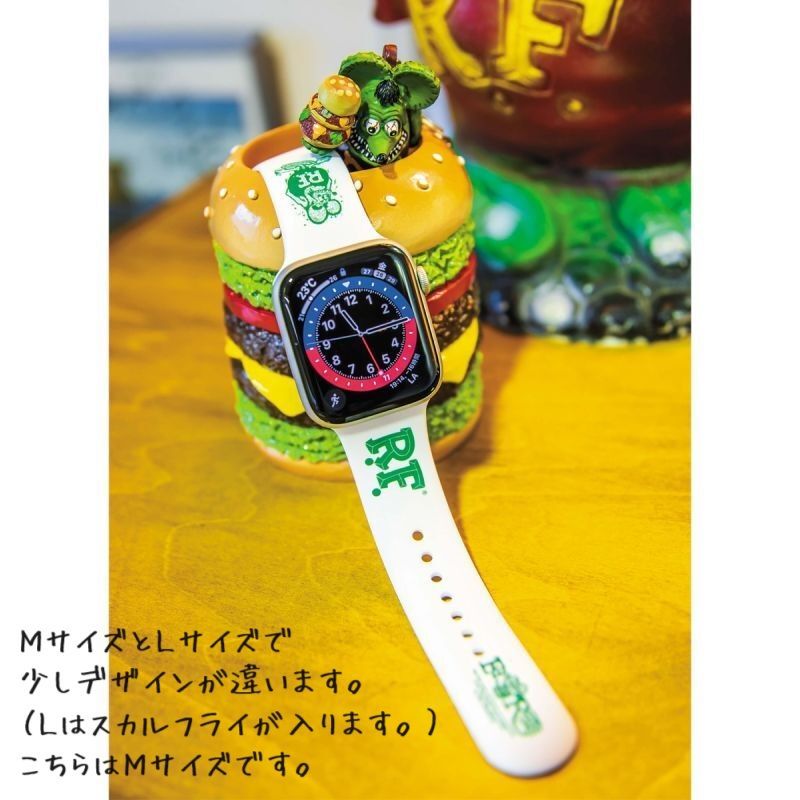 Rat Fink Apple Watch バンド ホワイト M サイズ 又は Ｌサイズ mooneyes ムーンアイズ アップルウォッチ シリコン  ラットフィンク - メルカリ