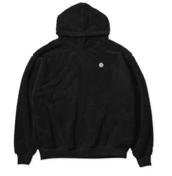 ELECTRIC REVERSIBLE HOOD エレクトリック ブラック かっこいい撥水 ボア暖か イナズマプリント