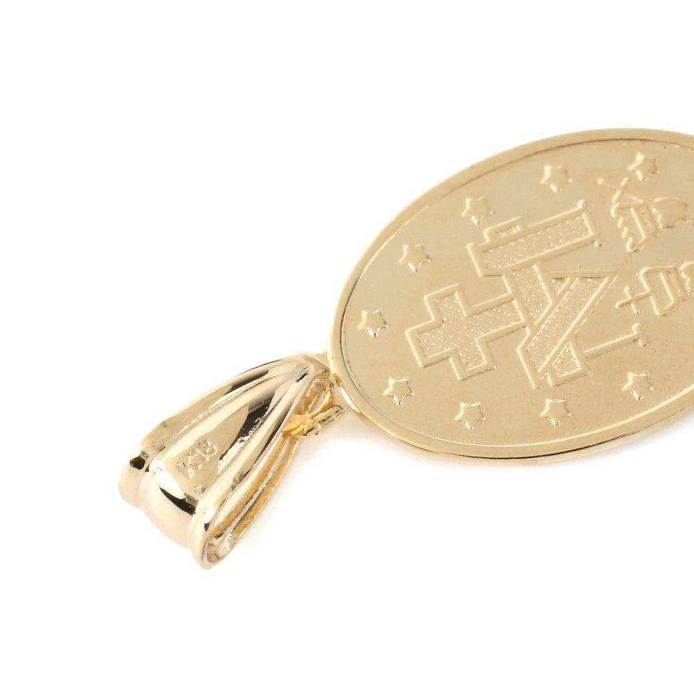 K18 マリア ネックレストップ メダイ 18金 刻印あり ヘッド チャーム