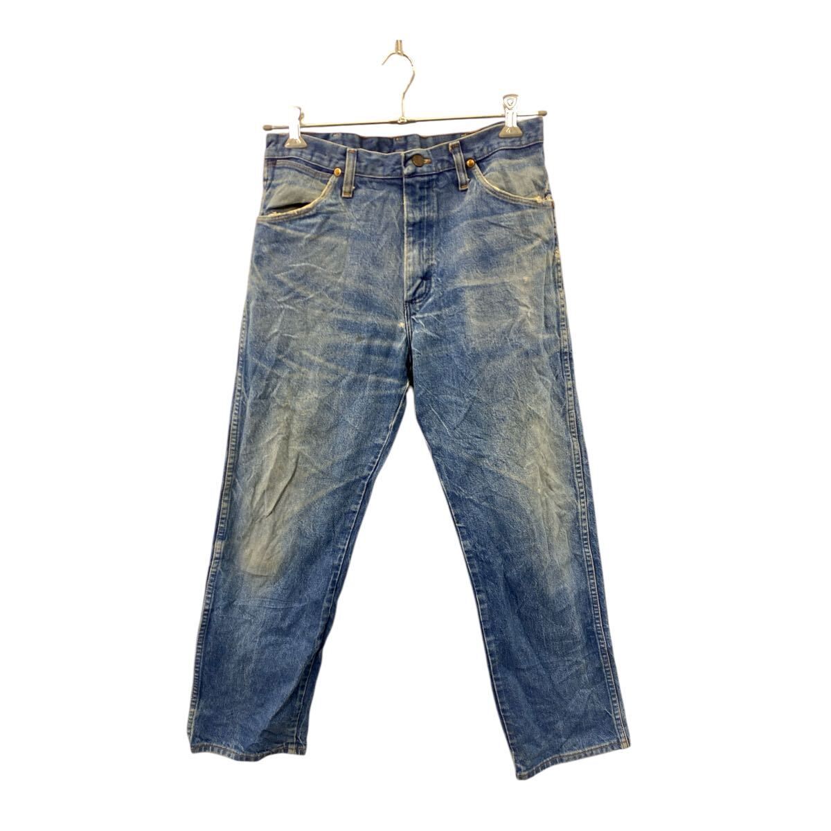 Wrangler デニムパンツ W34 ラングラー アメリカ製 コットン ブルー 古着卸 アメリカ仕入 2503-310