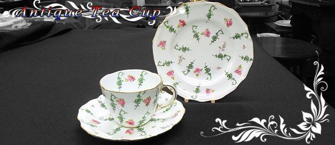 アンティーク 食器 トリオ ティーカップ＆ソーサー Royal Crown Derby