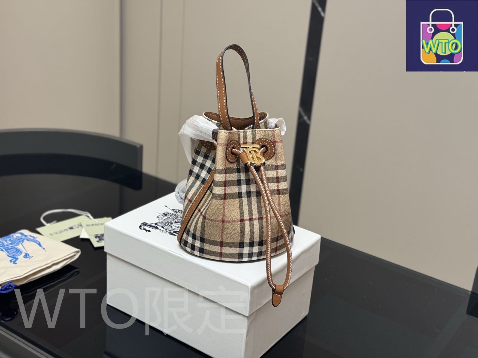 今日特価】Burberry バーバリー バケットバッグ シリーズ 多様な