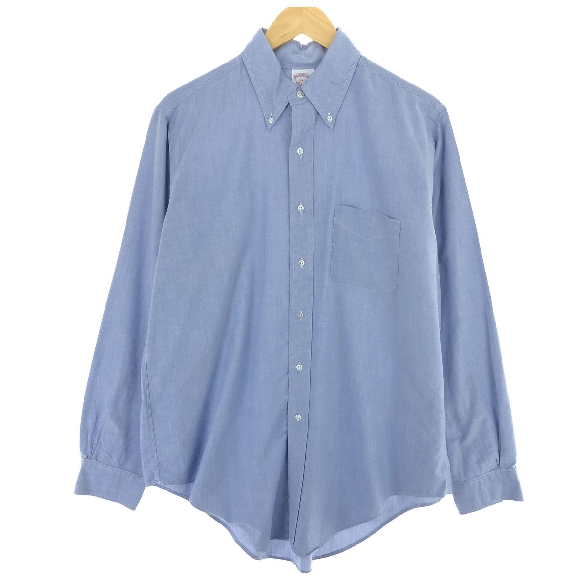 古着 ブルックスブラザーズ Brooks Brothers MAKERS 長袖 ボタンダウンシャツ USA製 メンズL相当/eaa469157
