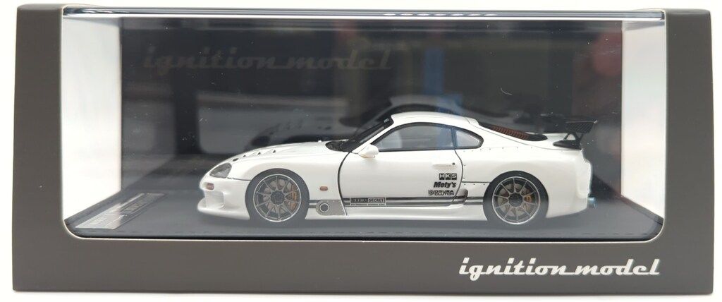ミニカー　1/43 TOP SECRET GT300 Supra JZA80(ホワイト) [IG2948] ミニカー/完成品 イグニッションモデル 1/43 トップシークレット