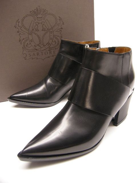 サイズ35■新品■SARTOREサイドジップ ショートブーツSR2655■8-1 サイズ35 (22.5-23cm相当)□新品□サルトル SARTORE サイド