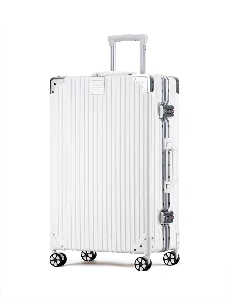 WanderMore スーツケース キャリーケース キャリーバッグ 機内持ち込み 大型 アルミフレーム 超軽量 大容量 耐衝撃 TSAダイヤロック レトロ 360度回転 静音 ダブルキャスター 旅行 出張 SSサイズ 1泊2日 35L 5サイズ対応