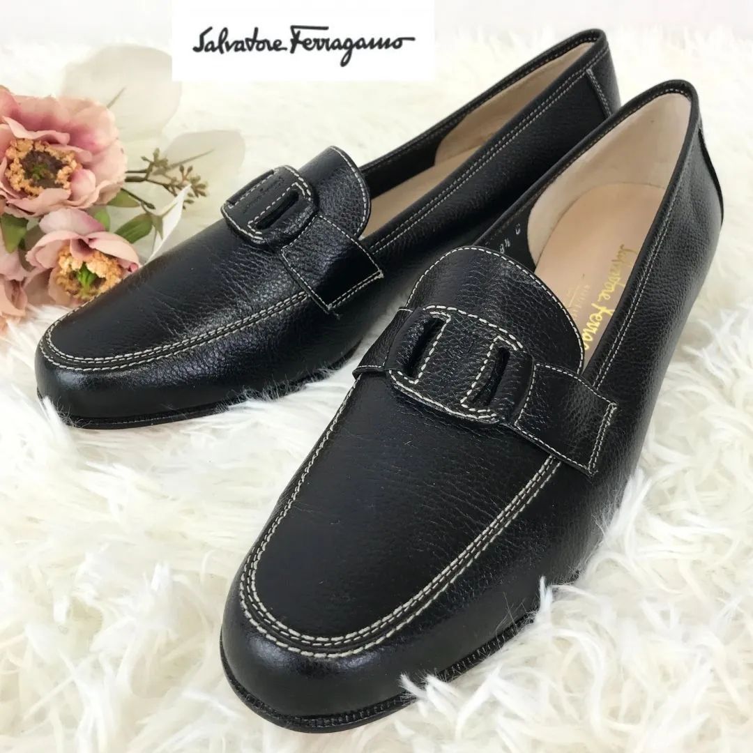 美品】Salvatore Ferragamo サルバトーレフェラガモ ローファー サイズ 