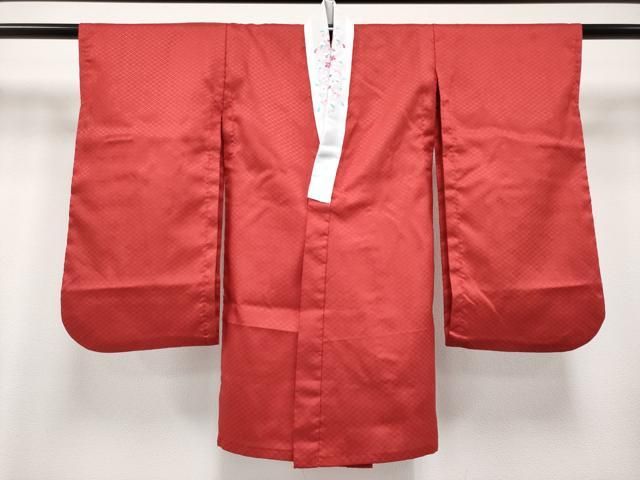3歳 七五三 女の子 平和屋本店□極上 祝着・襦袢(半衿刺繍)・被布 平和屋本店[]極上 被布・草履・巾着・髪飾りセット 子供 男の子 祝着・長襦袢（半衿付）・被布 祝着・長襦袢・被布・草履・巾着 購入 クリーム&frasl;オレンジ ブランド 花うさぎ 祝着・襦袢・被布・草履・小物