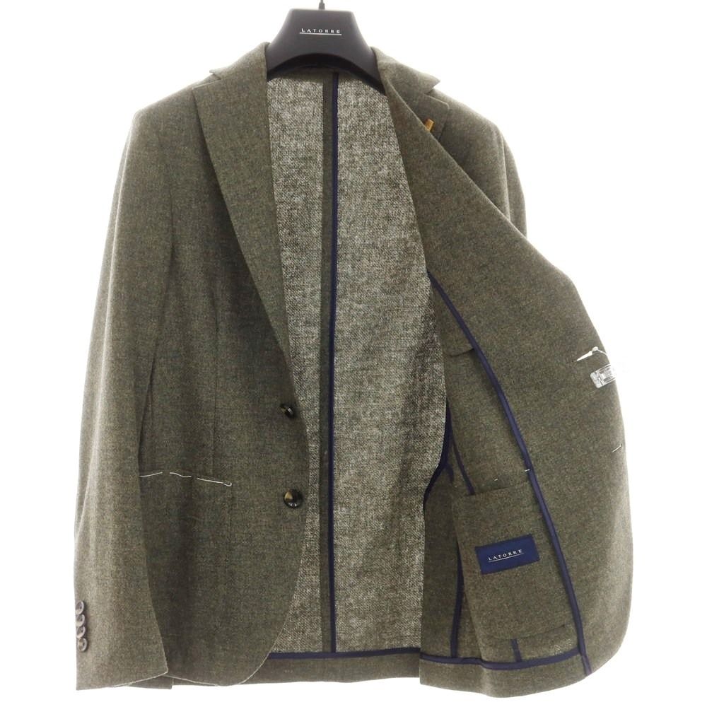 新品】サルトリア ラトーレ SARTORIA LATORRE ウールカシミヤ