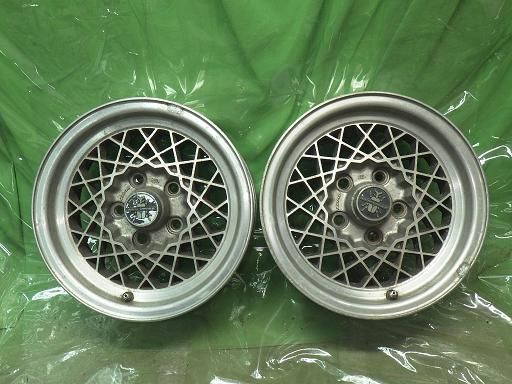 【中古】希少 旧車  zona special  14インチ アルミホイール 2本