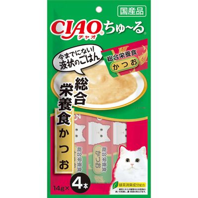 8個セット】 いなばペットフード CIAOちゅーる 焼かつおディナー
