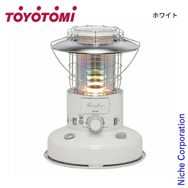 トヨトミ 対流形 レインボー 石油ストーブ RL-2524 W ホワイト
