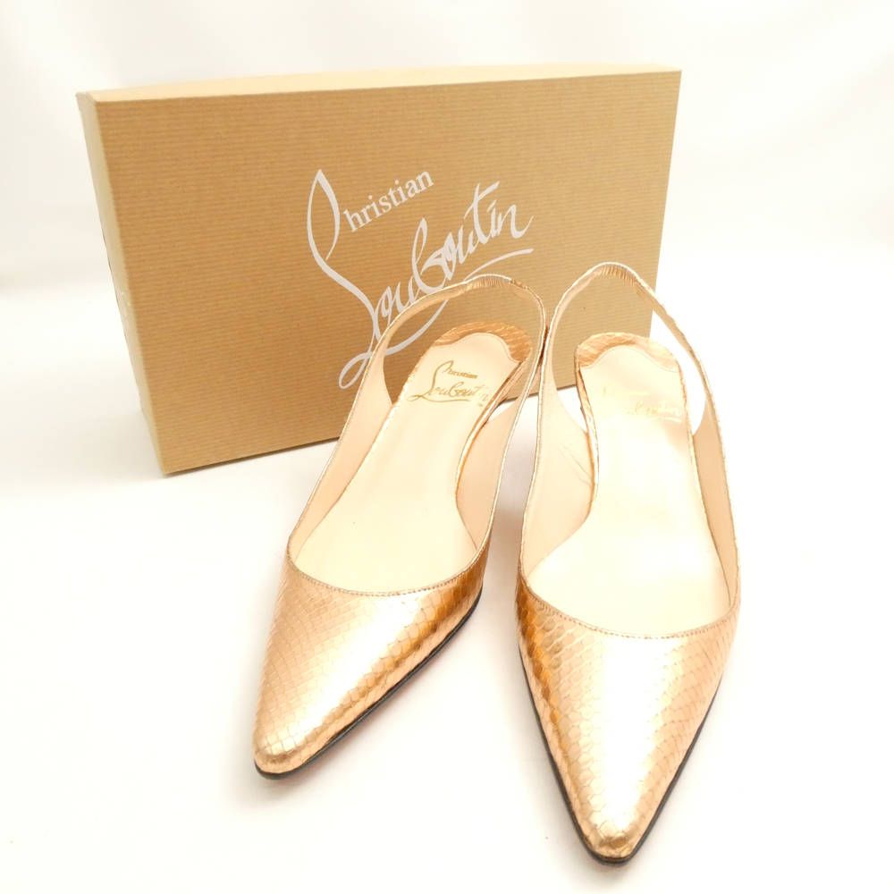 Christian Louboutin ルブタン パンプス 34.5 21.5~22cm相当 レザー レディース AY6760