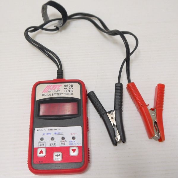JTC AUTO TOOLS デジタルバッテリーテスター JTC4608 電圧 CCA 