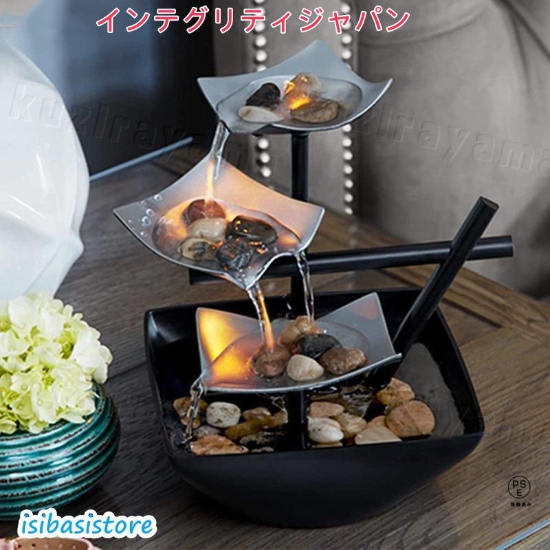WUHUQN 卓上噴水噴水装飾 循環 リビングルーム オフィス