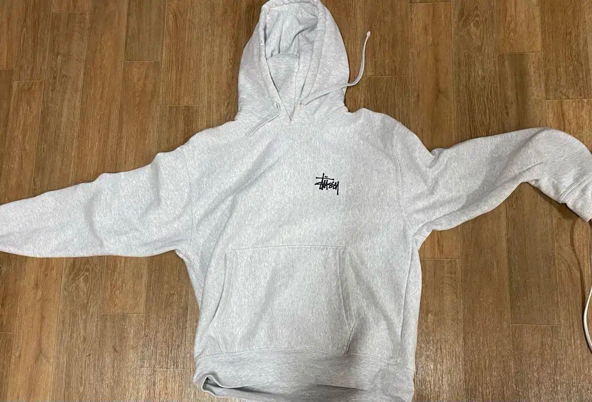 STUSSY ステューシー ベーシック フード アッシュ ヘッダー