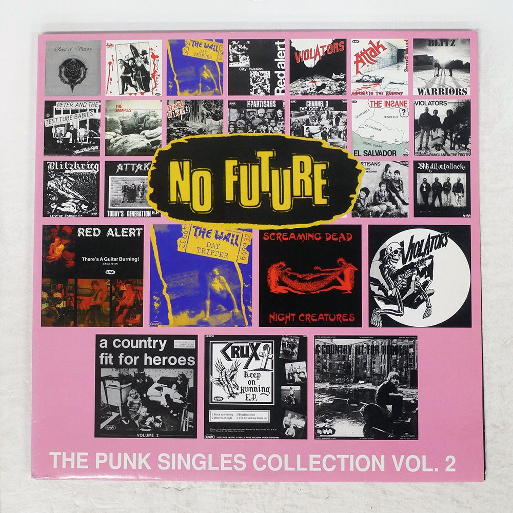 英 UK盤 VA/NO FUTURE: THE PUNK SINGLES COLLECTION VOL. 2