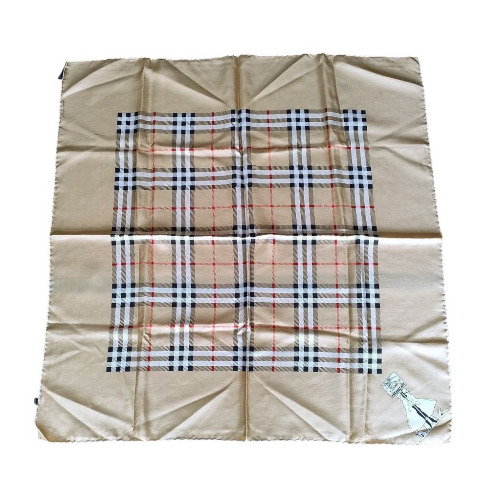 良品 BURBERRYS バーバリー ヴィンテージ シルク100％ ノバ