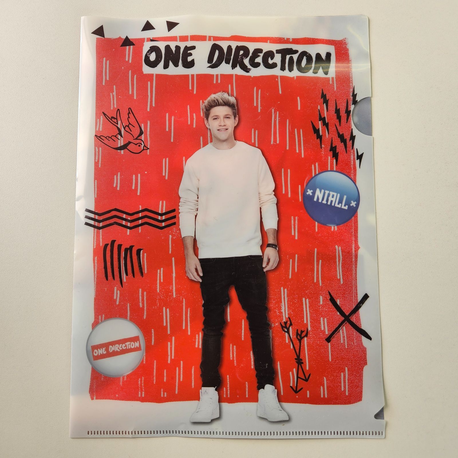 公式】ワン・ダイレクション One Direction クリアファイル3枚セット