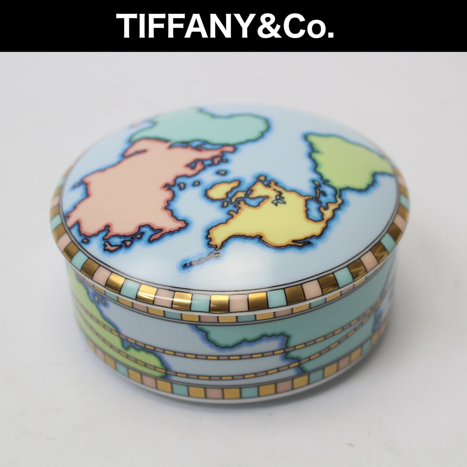 ティファニー世界地図ボンボニエール Tiffany & Co. - 新品未使用 稀少