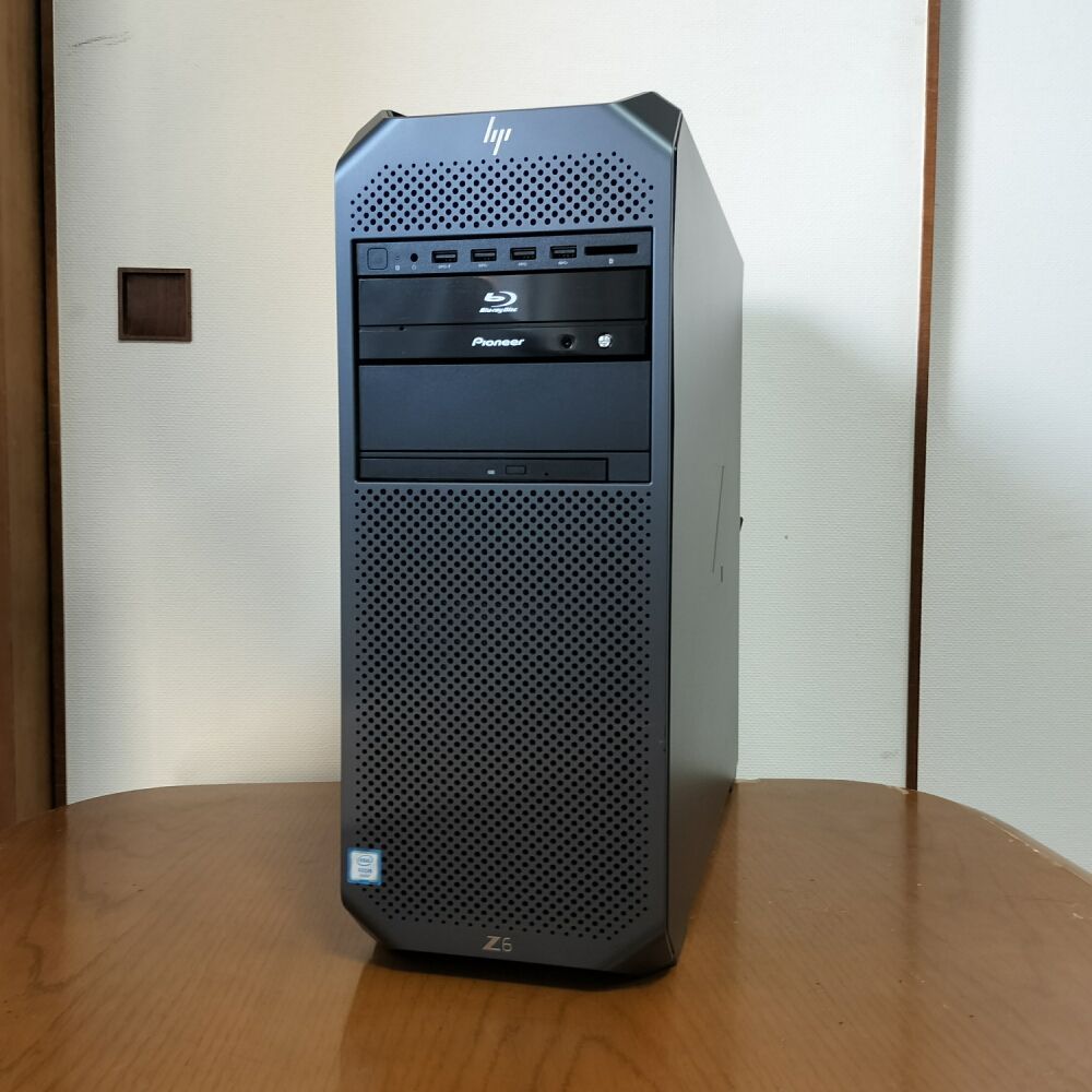 値下げ！HP Z6 G4 ワークステーション Xeon Gold 6140 3.70GHz 2基 36コア 72スレッド 192GB Quadro P5000