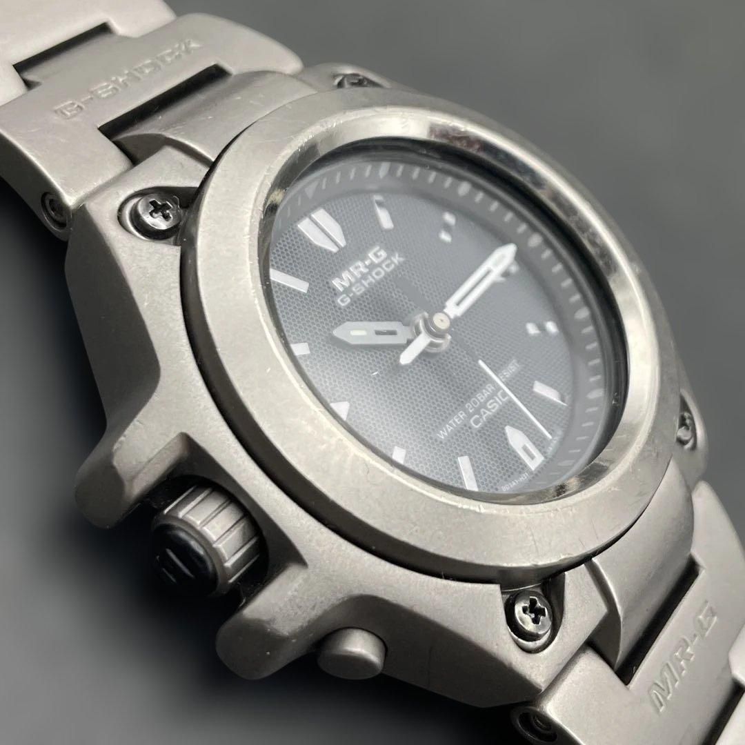 CASIO MRG-120T チタン JAZZレリーフ彫刻 ミスターG ジャズ