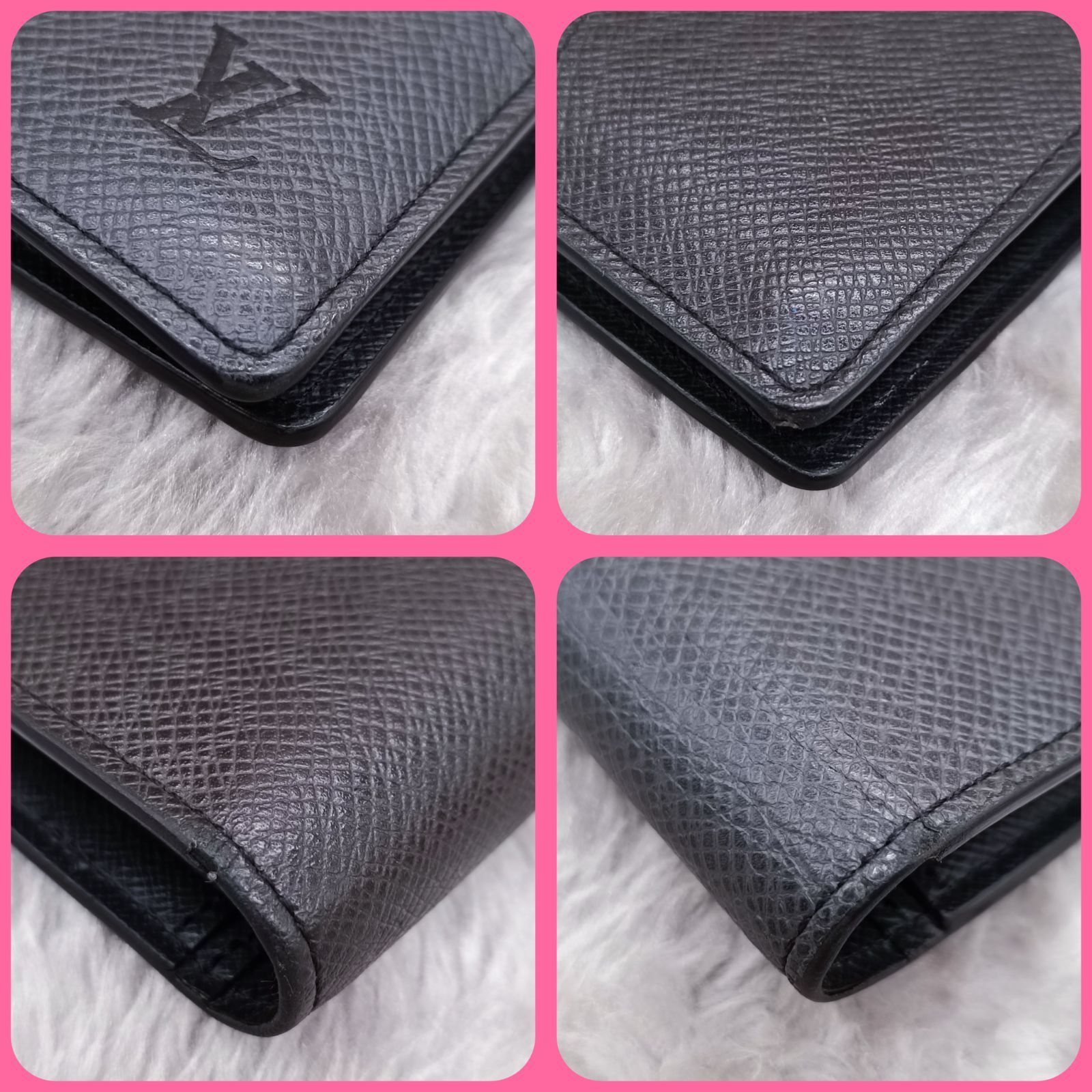 LOUISVUITTON 》 ルイヴィトン タイガ・V・レザー ポルトフォイユ