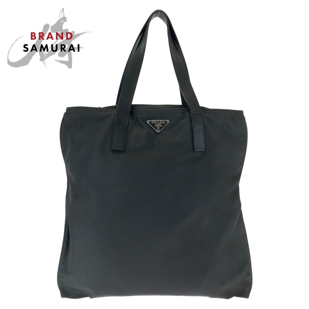 PRADA プラダ テスート 三角ロゴプレート 最新 ブラック 黒 PRADA プラダ テスート 三角ロゴプレート 最新 ブラック 黒