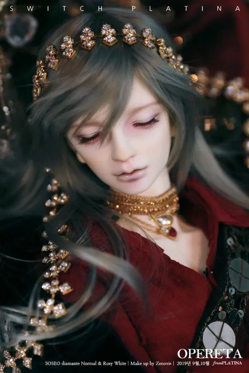 スウィッチ 魔術師 d 球体関節人形 ヘッド
