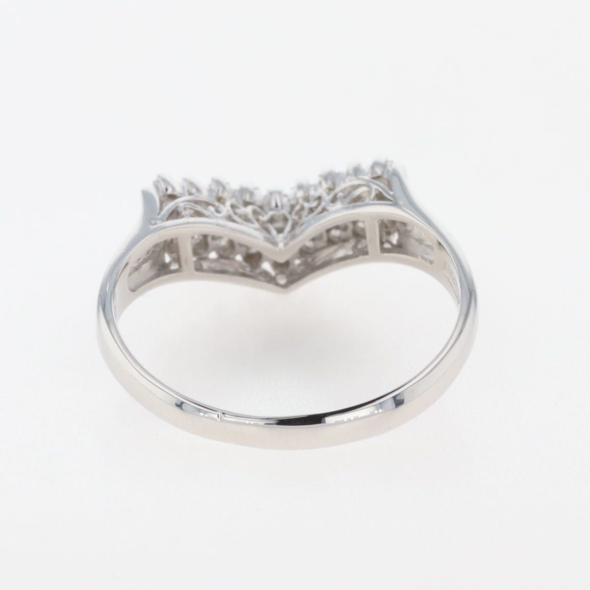 メレダイヤ デザインリング プラチナ 指輪 リング 18号 Pt900 ダイヤモンド メンズ WWW_SHINETEETH_COM