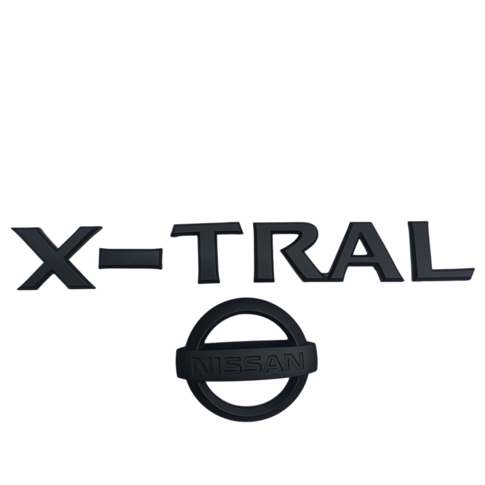 最終値下げ 日産 エクストレイル 純正エンブレム マットブラック