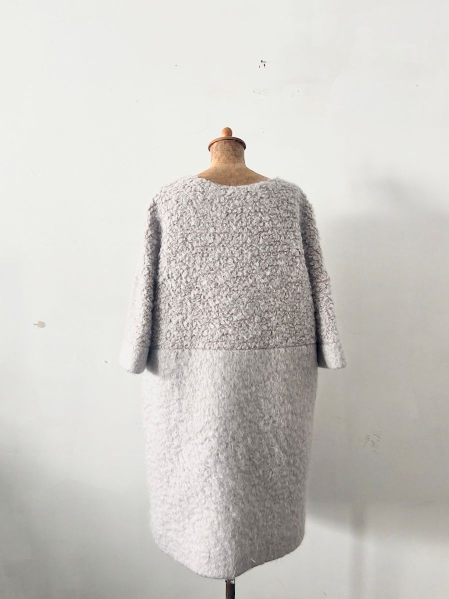 mina perhonen　sweet sheep　ワンピース　グレー　36 mina perhonen sweet sheep ワンピース グレー 36 - メルカリ