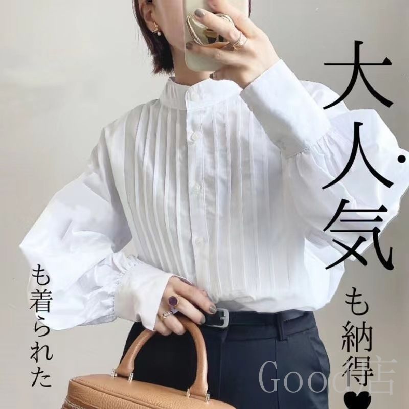 シャツ ブラウス レディース おしゃれ フォーマル 通勤 フリルネック 長袖ブラウス 30代 白シャツ 20代 OL スタンドカラー 40代 立ち襟 トップス シャツ フリル シャツ ブラウス レディース おしゃれ フォーマル 通勤 フリル