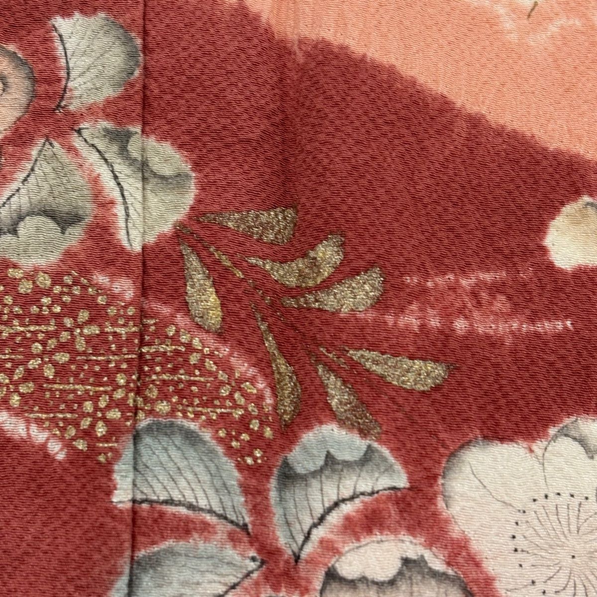 専用 F‐265 訪問着 辻ヶ花 滝泰 袷 金彩 茶色 小豆色 暈し 落款 美品 F‐265 訪問着 辻ヶ花 滝泰 袷 金彩 茶色 小豆色 暈し 落款 美品 - メルカリ