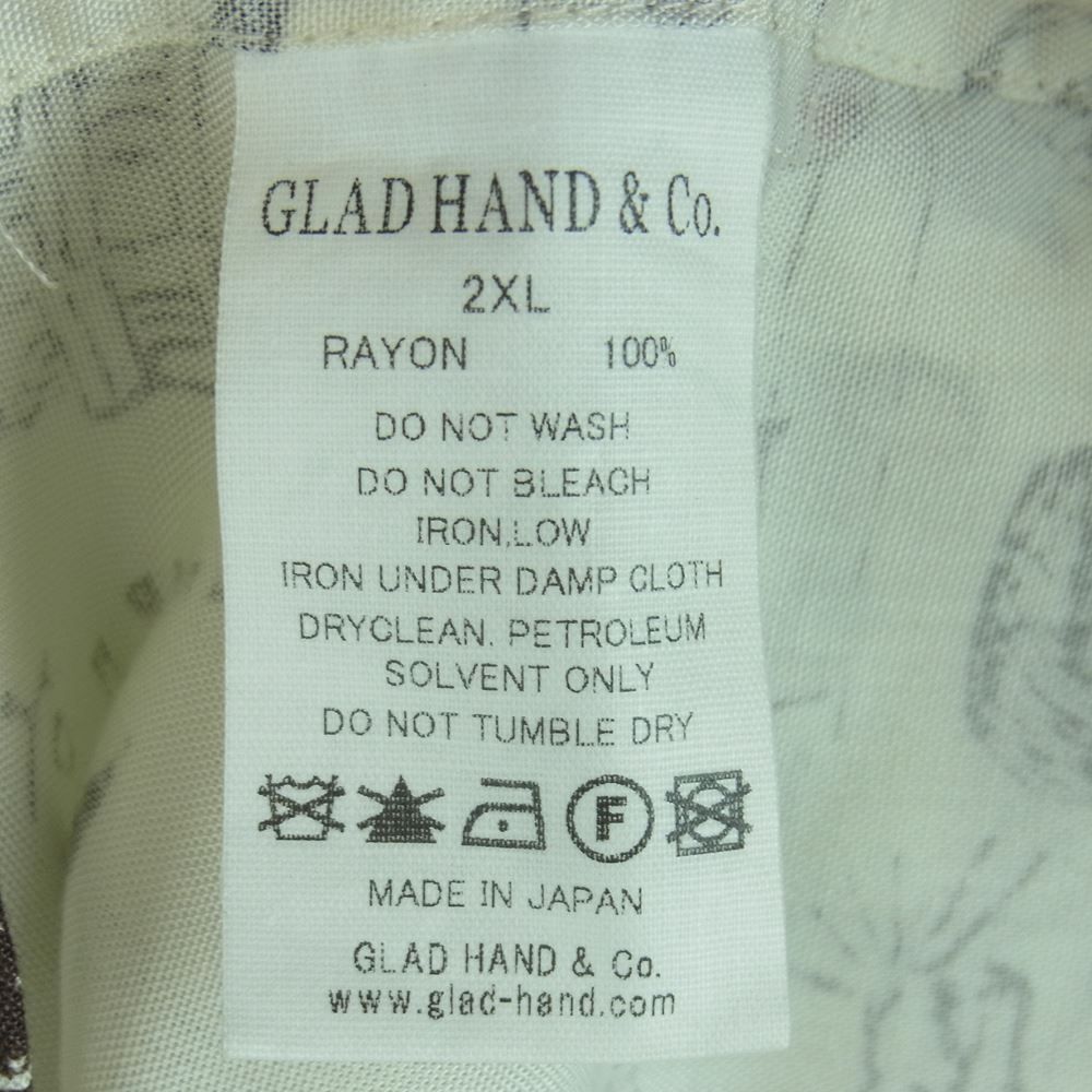 GLADHAND & Co. グラッドハンド GLAD POSTALS HAWAIIAN L/S SHIRTS 総