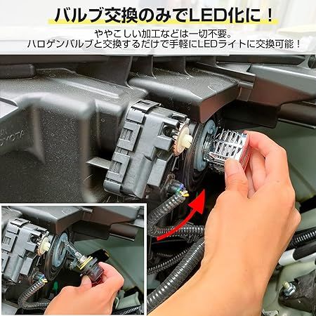 ベロフ (BELLOF) LED 小型 ハロゲン同等サイズ ヘッドライト