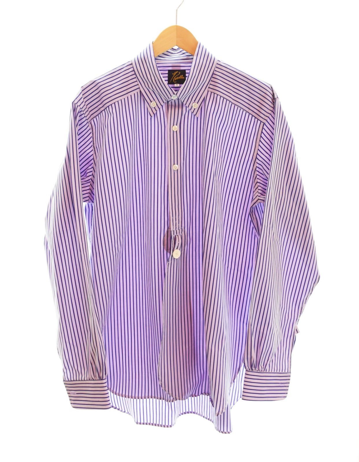 ニードルス Needles シャツ B.D. EDW Shirt Cotton Stripe Cloth