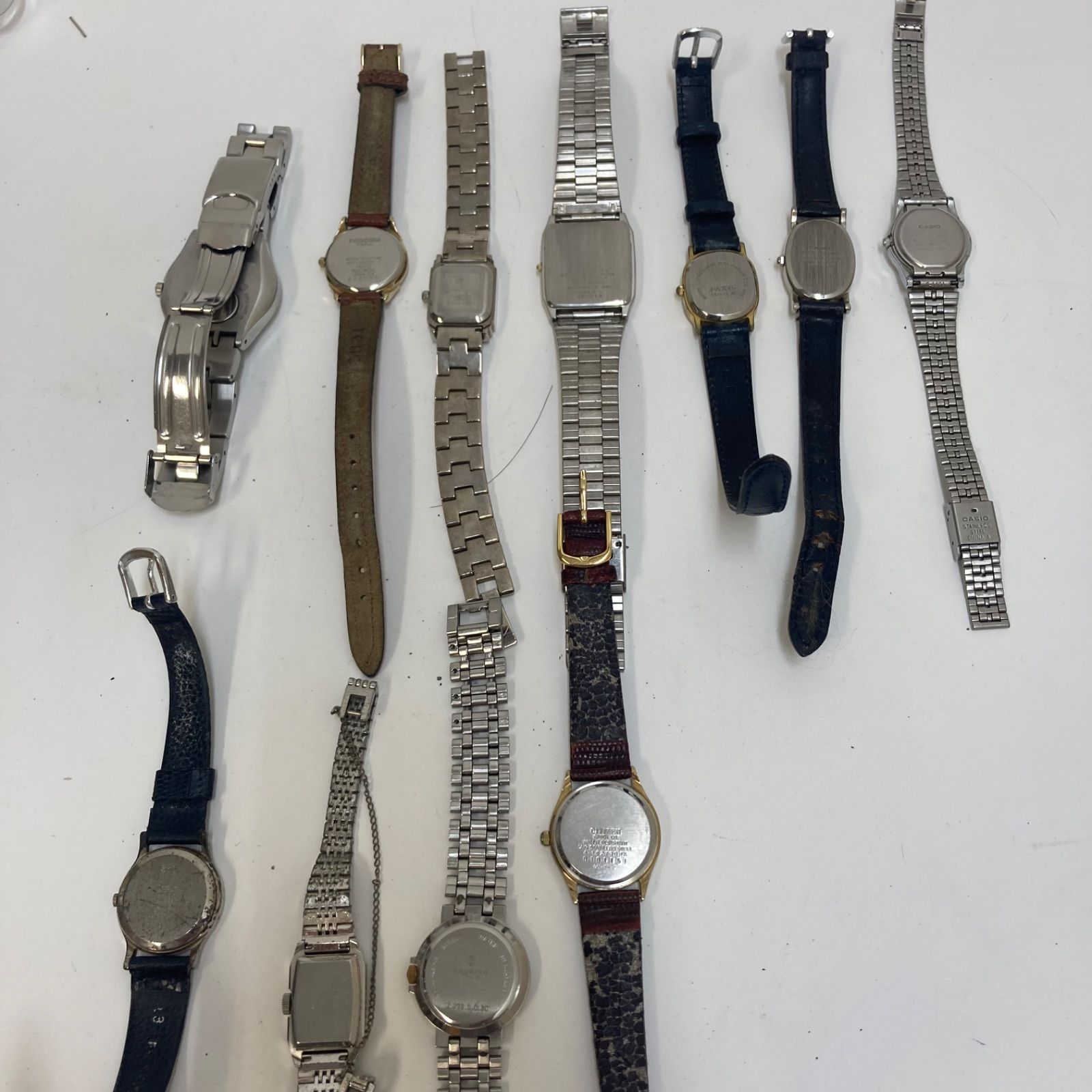 腕時計ジャンクまとめ売りSEIKO CITIZEN CASIO 等 ☆大量ジャンク時計 