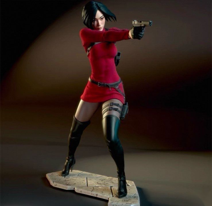 1/8 フィギュア ガレージキット 未塗装 エイダ・ウォン biohazard 22cm