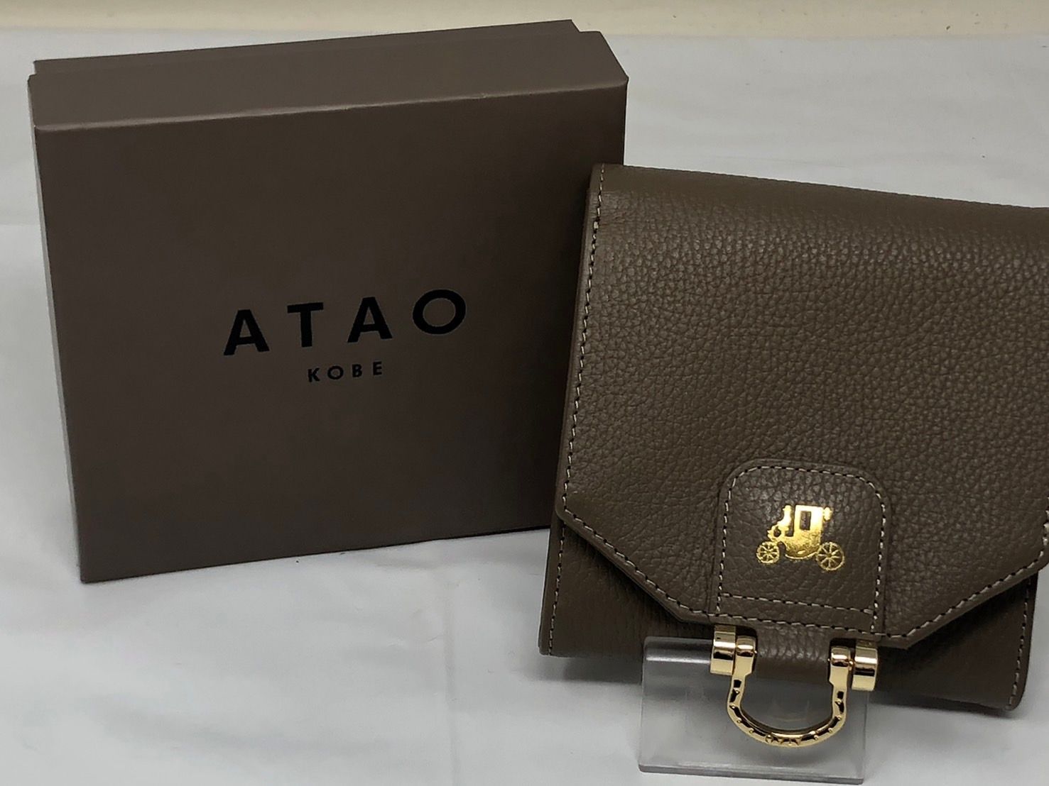 ATAO アタオ 二つ折り財布 ロトロ き 18291