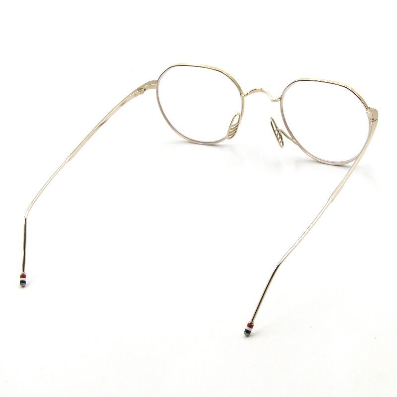 美品 THOM BROWNE トムブラウン メガネフレーム TBX914-48-02 度入り