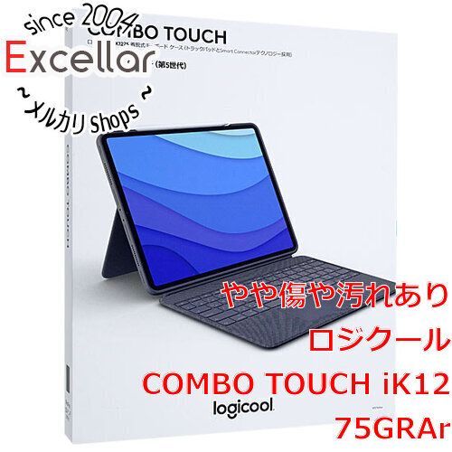 [bn:15] ロジクール　iPad Pro 12.9インチ用 トラックパッド＆キーボード一体型ケース COMBO TOUCH iK1275GRAr　 訳あり 元箱あり