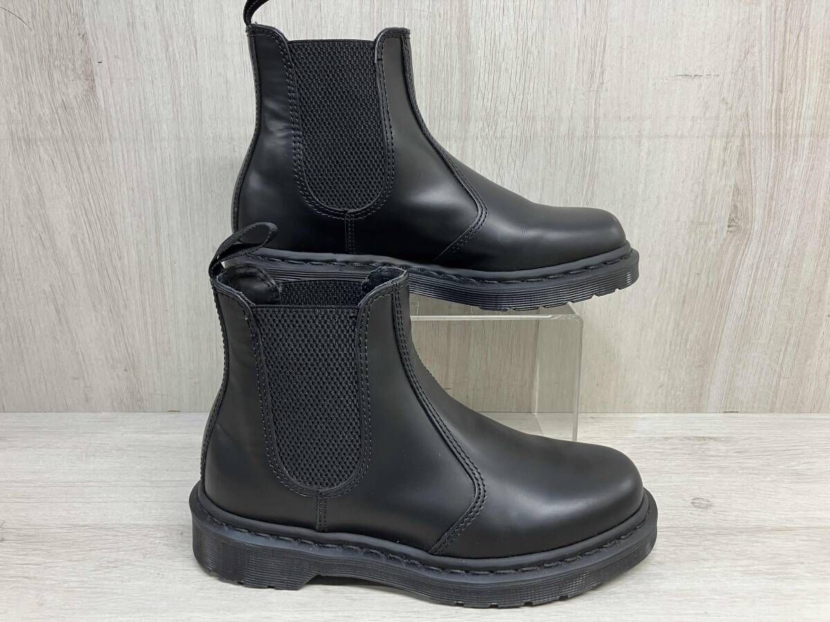 Dr.Martens 2976 MONO 2568001 SMOOTH 本革 レザー サイドゴア ブーツ ドクターマーチン モノ ブラック UK5 24cm シューズ 靴 ブラック KIN-KAAI_COM