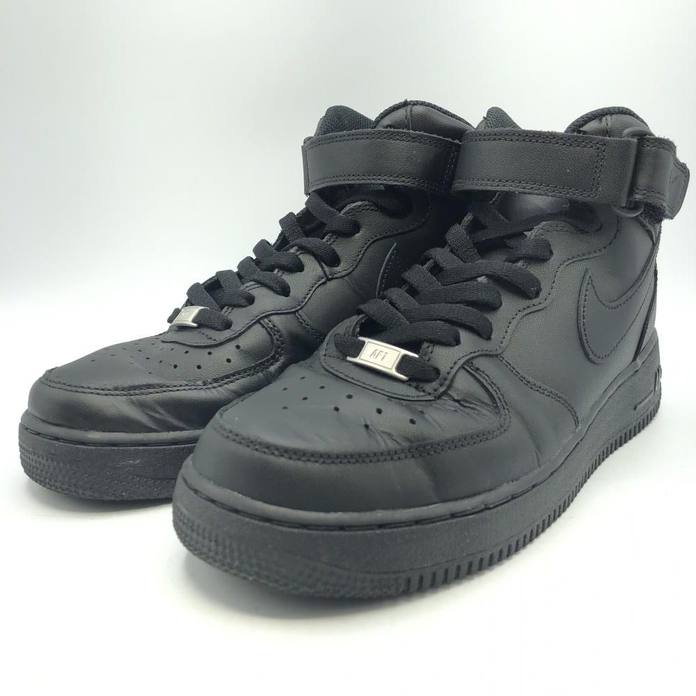 【中古】NIKE AIR FORCE 1 MID Black サイズ27cm CW2289-001 ナイキ[17]